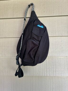 Kavu Black Sling Bag with Rope Strap